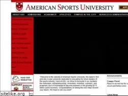 Sites similar to americansportsuniversity.com
