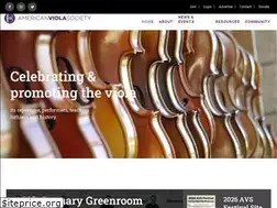 Sites similar to americanviolasociety.org