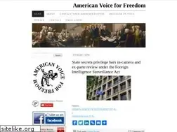 Sites similar to americanvoiceforfreedom.org