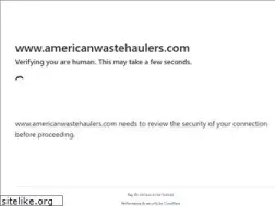 Sites similar to americanwastehaulers.com