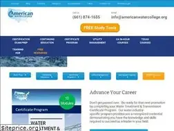 Sites similar to americanwatercollege.org