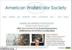 Sites similar to americanwatercolorsociety.org