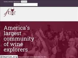 Sites similar to americanwinesociety.org