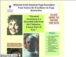 Sites similar to americanyogaassociation.org