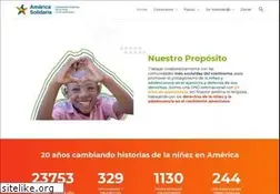 Sites similar to americasolidaria.org