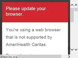 Sites similar to amerihealthcaritas.com