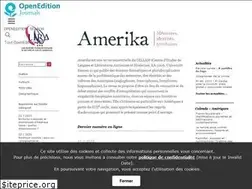Sites similar to amerika.revues.org