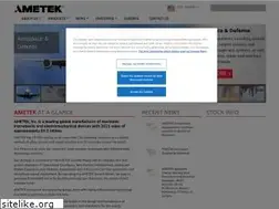 Sites similar to ametek.com