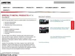 Sites similar to ametekmetals.com