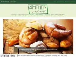 Sites similar to amfherfoods.com.mx