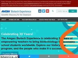 Sites similar to amgenbiotechexperience.com