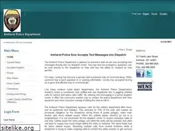 Sites similar to amherstpolice.net