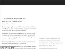 Sites similar to amherstwomansclub.org