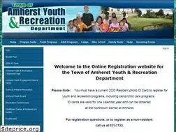 Sites similar to amherstyouthandrec.org