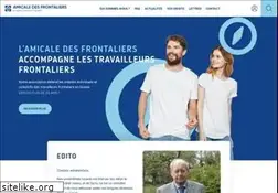 Sites similar to amicale-frontaliers.org