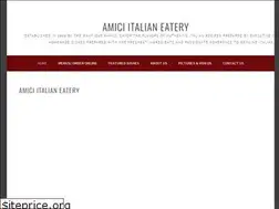 Sites similar to amiciitalianeatery.com