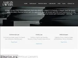 Sites similar to amicuslaw.com.au