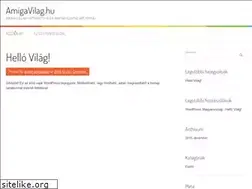 Sites similar to amigavilag.hu