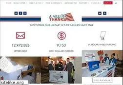 Sites similar to amillionthanks.org
