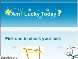 Sites similar to amiluckytoday.com