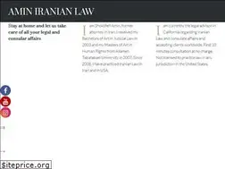 Sites similar to aminiranianlaw.com