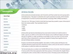 Sites similar to aminoacidsguide.com