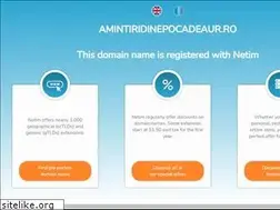 Sites similar to amintiridinepocadeaur.ro