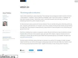 Sites similar to amir.io
