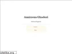 Sites similar to amirrezaghaderi.com