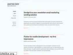 Sites similar to amitavroy.com