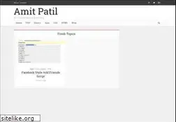 Sites similar to amitpatil.me