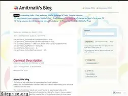 Sites similar to amitrnaik.wordpress.com