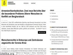 Sites similar to amnesty-suedkaukasus.de