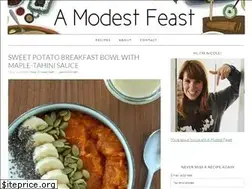 Sites similar to amodestfeast.com
