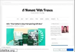 Sites similar to amomentwithfranca.com