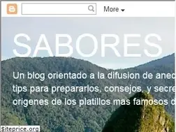 Sites similar to amoperusaboresdemitierra.blogspot.com