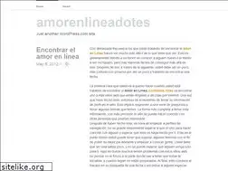 Sites similar to amorenlineadotes.wordpress.com