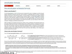 Sites similar to amortizationformula.info