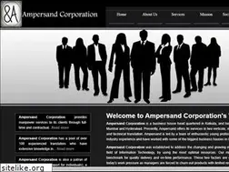 Sites similar to ampersandcorp.in