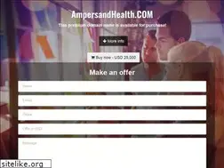 Sites similar to ampersandhealth.com