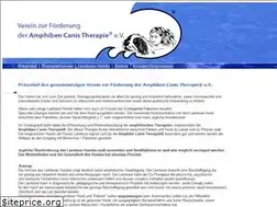Sites similar to amphibe-canis-therapie.de