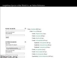 Sites similar to amphibiansoftheworld.amnh.org