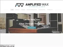 Sites similar to amplifiedwax.com
