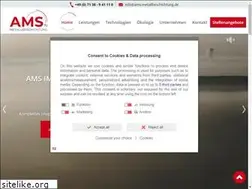 Sites similar to ams-metallbeschichtung.de