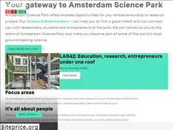Sites similar to amsterdamsciencepark.nl