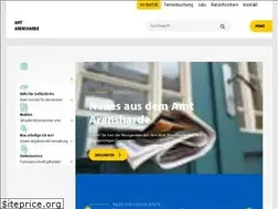 Sites similar to amt-arensharde.de