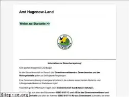 Sites similar to amt-hagenow-land.de