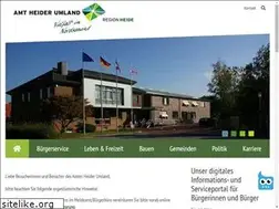 Sites similar to amt-heider-umland.de