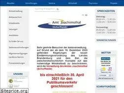 Sites similar to amt-joachimsthal.de