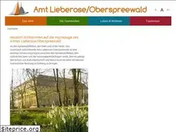 Sites similar to amt-lieberose-oberspreewald.de